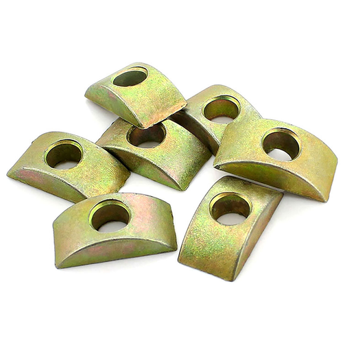 M8 Half Moon Nut Furniture Unthreaded Washers Nuts For Bunk Beds Cots Zinc Plate - Picture 4 of 5