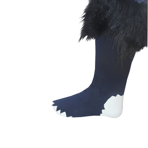 Demon Slayer Cosplay Inosuke Costume Maschera Pantaloni Tong Taglia a Scelta - Foto 4 di 22