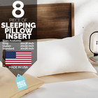 Down Alternative King Standard Queen Bed Pillows Hypoallergenic USA Made 8-Pack