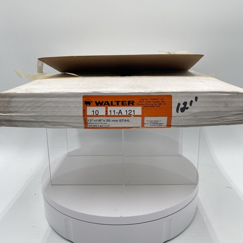 Neu Posten von 10 Walter Portacut 11-A 121, 12" Durchmesser 1/8" dick 20 mm kostenloser Versand - Bild 3 von 5