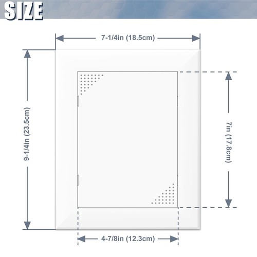 Access Panel for Drywall Plumbing Access Door 5" x 7" Self Adhesive Wall Hole... - Picture 2 of 9