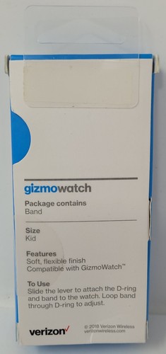 Gizmo Nylon Band for GizmoWatch, Kids Size - Pink/White/Navy Stripe - Picture 2 of 3
