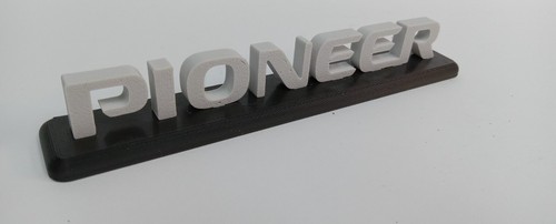 Pioneer 3D Schriftzug Schild Display - - Bild 3 von 6