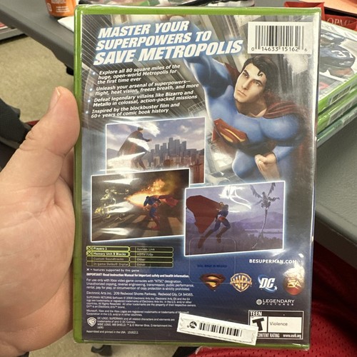 Superman Returns: The Video Game (Microsoft Xbox, 2006) Factory Sealed New! - Picture 2 of 6