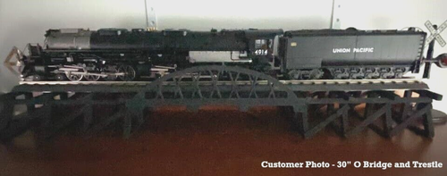 O Gauge/Scale Model Train Bridge & Trestle | Made in the USA | 30 Inch Length - Picture 5 of 5