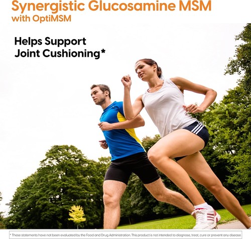 Doctor's Best Synergistic Glucosamine MSM with OptiMSM, Non-GMO, Gluten... - Picture 5 of 6