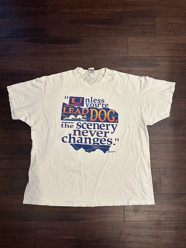 Vintage 90’s 1994 Big Dogs T Shirt Size 2XL- Lead Dog Scenery Never Changes