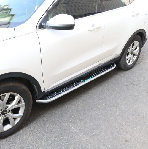 Running Boards Nerf Bars Side Steps with Bracket Fit for Hyundai Santa Fe 2024 - Picture 6 of 7