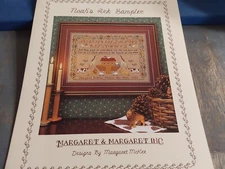 Counted Cross Stitch Patten Noahs Ark Sampler Alphabet Animal Ark Margaret McKee