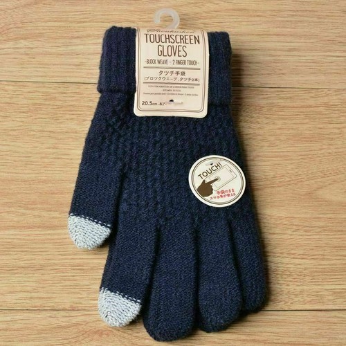 Knitted Winter Gloves Cashmere Knitted Women Autumn Warm Touch Screen Gloves - Picture 8 of 11