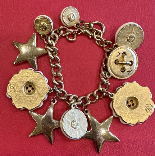 Brazalete dijes vintage de pasarela Karl Lagerfeld - Imagen 4 de 8