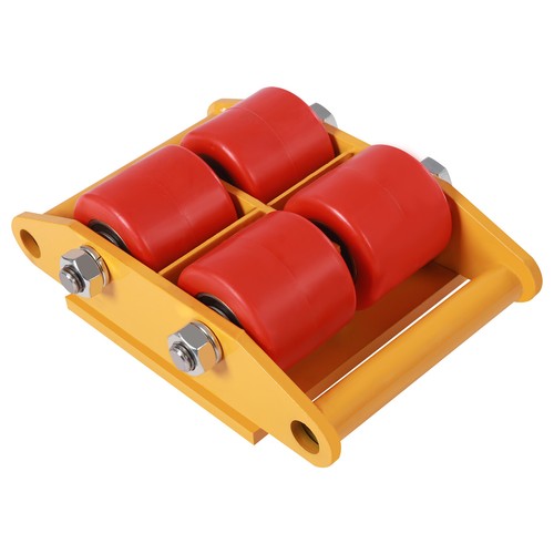 4X 6T Machinery Skate Dolly Heavy Duty Industrial Moving Equipment Mover Rollers - Picture 21 of 24