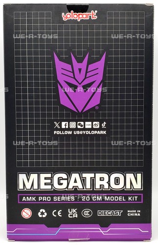 Transformers Yolopart Die Cast Megatron AMK Pro: 20cm Model Kit NEW - Picture 9 of 10