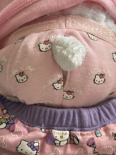 Build A Bear 2006 Sanrio Hello Kitty Plush Bow Pajamas Slippers Panties - Picture 9 of 11