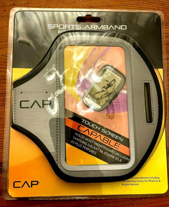 CAP BRAND Reflective Sports Armband for Smartphones ~ Touchscreen capable