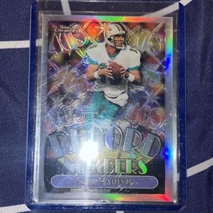 1999 Topps Chrome Record Numbers Refractor Dan Marino #RN5 HOF