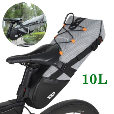 WEST BIKING Fahrrad Klappbar unter Sitz Sattel Hecktasche wasserdicht 10L