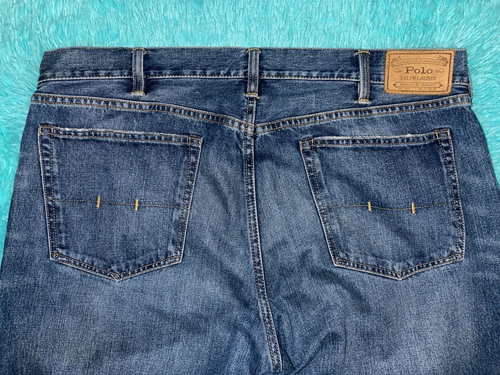 Men's Polo Ralph Lauren Authentic Dungarees Jeans 38x30 - Picture 7 of 14