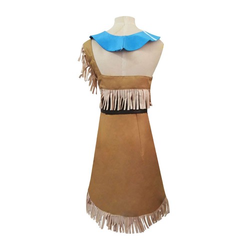 Women Pocahontas Native American Indian Wild Fancy Dress Party Cosplay Costume - Picture 3 of 7