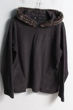 Vintage Chilli Pepper Fleece Hoodie Black - Size 2