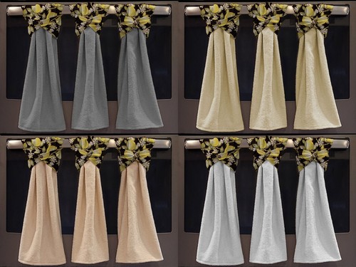 Zitronenblüten Wraparound Snap hängende Handtücher - Bild 1 von 10