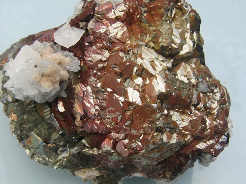 Pyrit Calcit Rhodochrosit Trepca Kosovo ehem.Jugoslawien - Picture 6 of 7