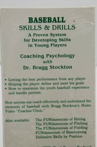 Baseball Skills & Drills Youth Instruction Techniques Bragg Stockton 1984 VHS - Picture 9 of 12