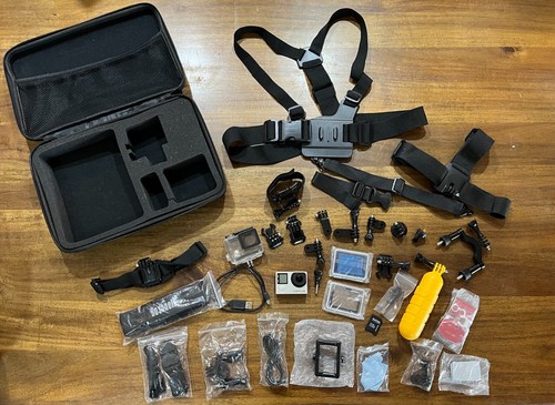 GoPro Hero 4 Silver Edition Touch Screen Action Camera with Accessories Kit