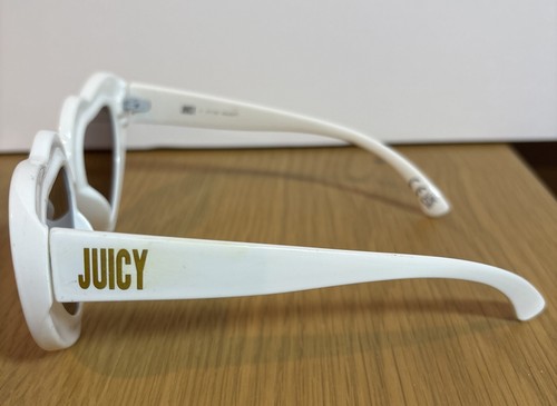 Juicy Couture Majesty Sonnenbrille weiß herzförmiges Gestell NEU - Bild 2 von 4