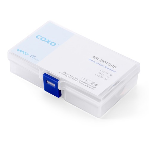 COXO Dental Low Slow Speed Handpiece 1:1 Straight Contra Angle Air Motor 4 Hole - Picture 79 of 118