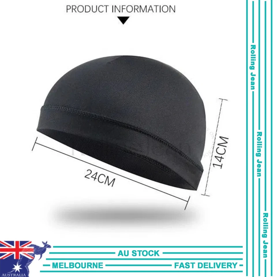 Running Helmet Liner Cycling Cap Wraps Skull Cap Scarves Motorcycle Beanie AU - image 4 of 4