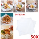 50X Square Thick & Solid Baking Paper  Non Stick Oil Paper Kitchen Paper Kitchen