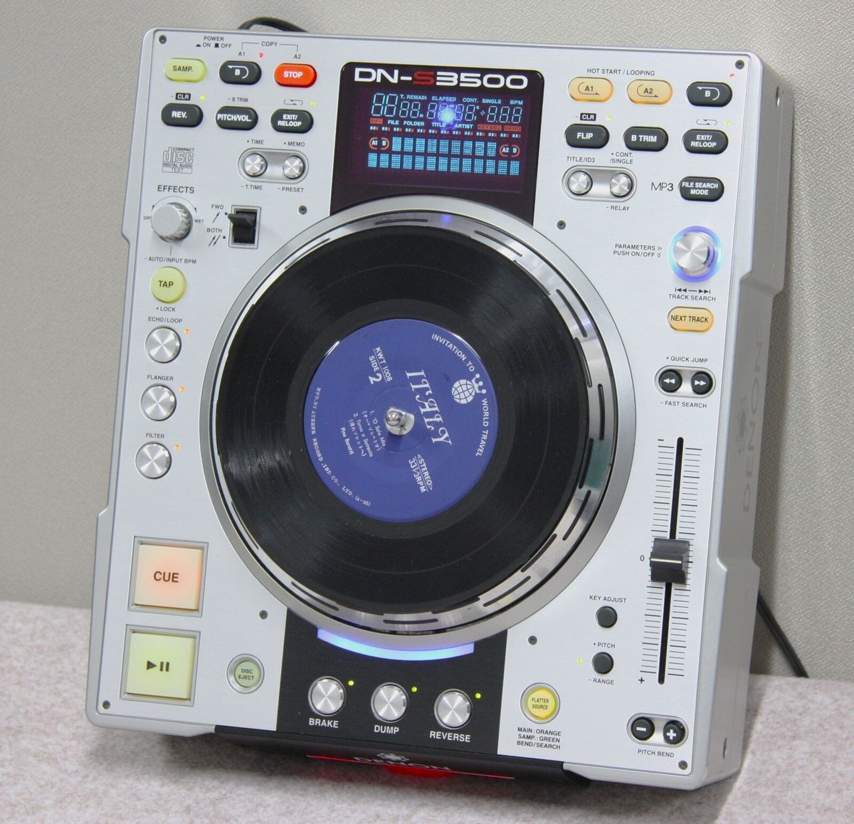 DENON DN-S3500 DJ Turntable Compact Disc Player CD CDJ MP3 DNS3500 