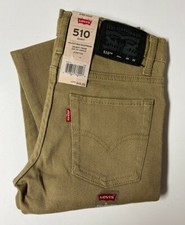 Levi's Boy's 510 Skinny Jeans Size 8 Reg 24 x 22 NEW MSRP 48.00 Beige