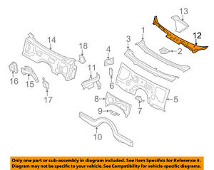 BMW-OEM-11-16-550i-xDrive-Cowl-Panel-Windshield-Wiper-Motor-Cover-51717203124