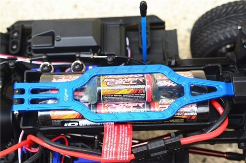 GPM Orange Aluminum Battery Hold Down for Traxxas TRX-4 Bronco Blazer Sport - Picture 2 of 2