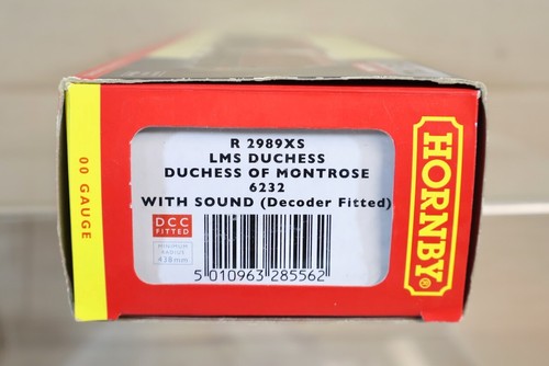 HORNBY R2989XS DCC SOUND RE NAMED LMS 4-6-2 LOCO 6230 DUCHESS of BUCCLEUCH pm - Picture 11 of 11