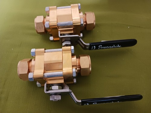 Swagelok 60er Serie Kugelhahn, B-65TS16-JK - 2er Set Ventile - Bild 7 von 8