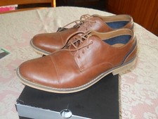 J.Ferrrar Mens Dress Shoes, Cognac color, Size 13M