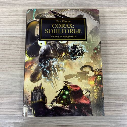 CORAX: SOULFORGE HARDBACK BOOK 40K 40,000 THE HORUS HERESY 2013 SIGNED NOVELLA - 第 1/10 張圖片