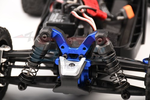 Piastra Torre Urto Anteriore Lega PER ARRMA 1/18 TIFONE GROM MEGA RC BUGGY ARA2106 - Foto 8 di 13