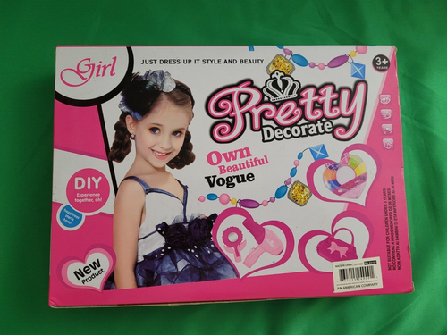 Pretty Decorate Girls Dress Up & Beauty Style Set 6pcs New Gift Pretend Play Toy - Picture 2 of 2