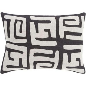 Details About Surya Nairobi Gray And Black 13 Inch X 19 Pillow Cover Nrb006 1319