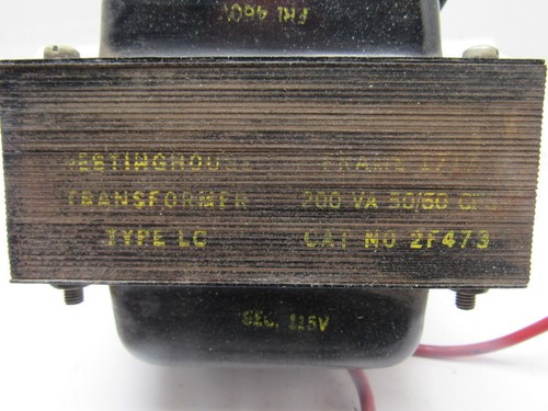 Westinghouse 2F473 Type LC 200Va Control Transformer 460V Pri 115V Sec 50/60Hz - Picture 8 of 8
