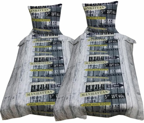 2 tlg Microfaser Bettwäsche 155x220 Bettwaren Bettbezug Modern Kreise Barock Leo - Bild 9 von 15