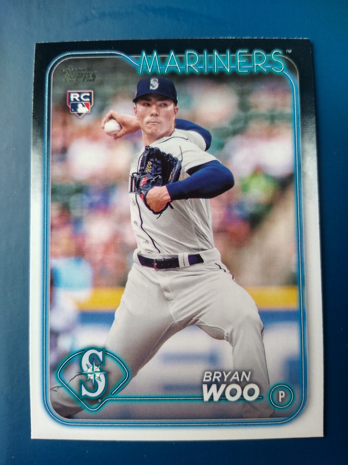 2024 Topps Series 1 Bryan Woo #12 Seattle Mariners Rookie RC