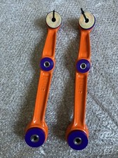 Coppia Braccetti Gambe Cani Sospensione Alfa Romeo Spider GTV 916 Oscillazione Nuovi Powerflex