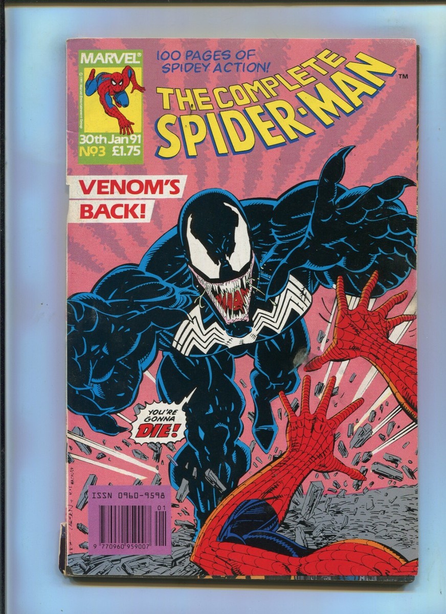 COMPLETE SPIDER-MAN 30TH JAN (8.0) BRITISH, VENOM!! 1991 | eBay