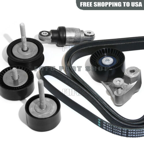 OEM INA Engine Belt Tensioner Drive Kit for Porsche Macan 2014-2018 3.0T 6PK2526 - Foto 3 di 8