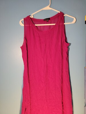 adolfo dominguez pink dress Adolfo Dominguez Costura Sleeveless Pink Dress Size 42